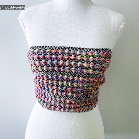 Forever 31 s colorful tube top bandeau - Picture 9 of 15